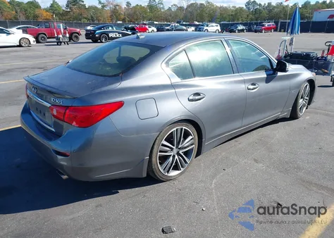 2016 Infiniti Q50 3.0T Sport from USA, damaged, VIN JN1EV7AP1GM302527